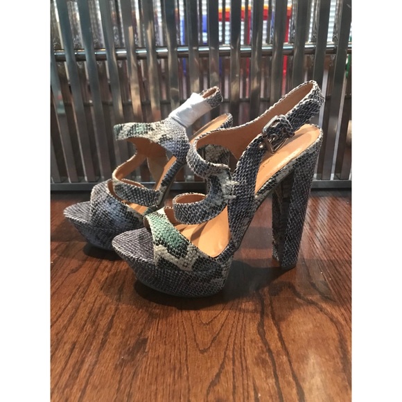 Python print platform heel blue/green/gray/Black - Picture 5 of 8